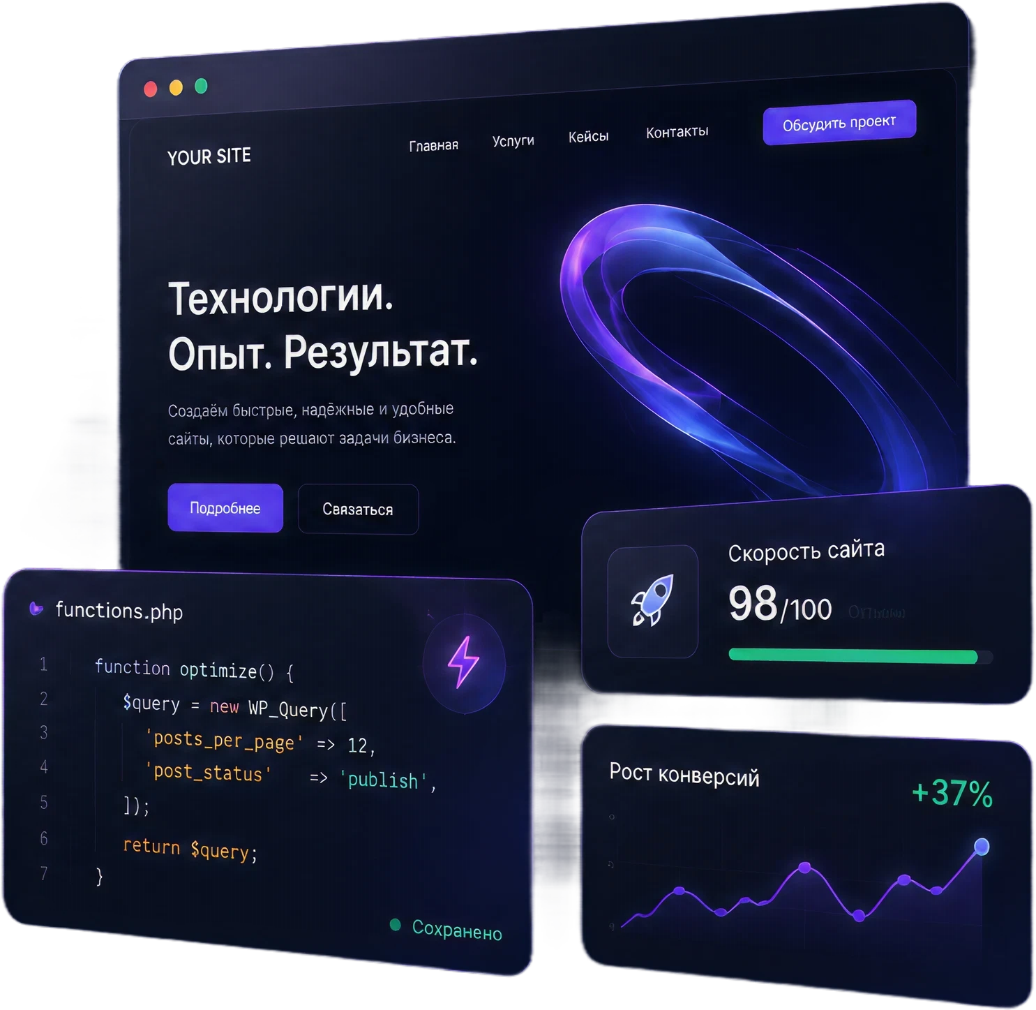 Технологии. Опыт. Результат.